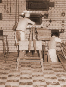 Backstube um 1950